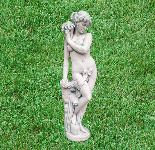 Cадовая скульптура №154 - Девушка с букетом